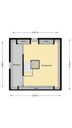 Floorplan - Knibbelweg 17, 2761 JB Zevenhuizen
